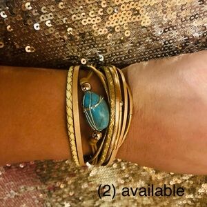 Turquoise stone bracelet